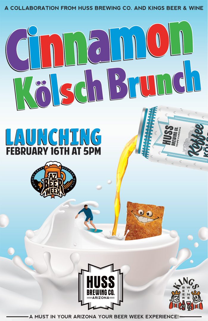 Huss Cinnamon Kolsch Brunch Launch at Kings Beer and Wine