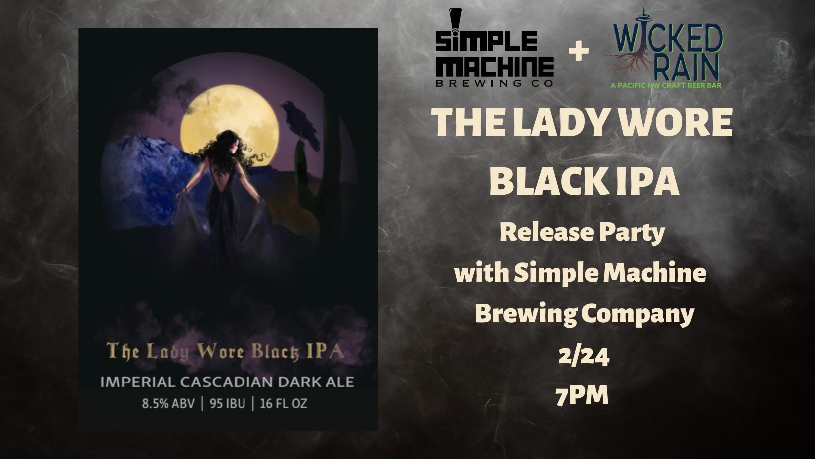 The Lady Wore Black IPA Release Party