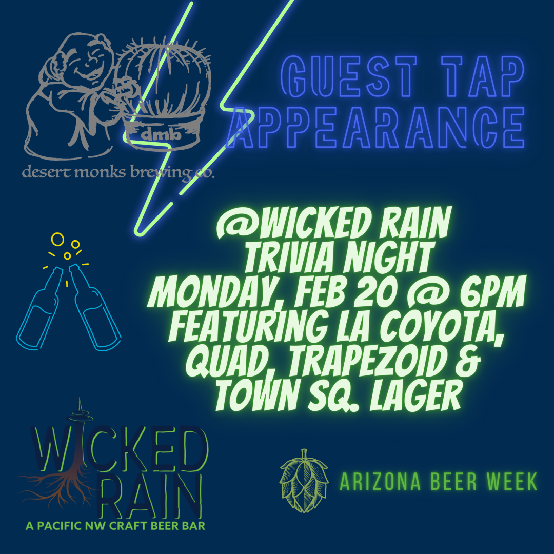 Tap take over at Wicked Rain